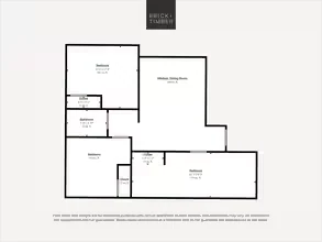 3 Bedroom 1 Bath 203 floor plan